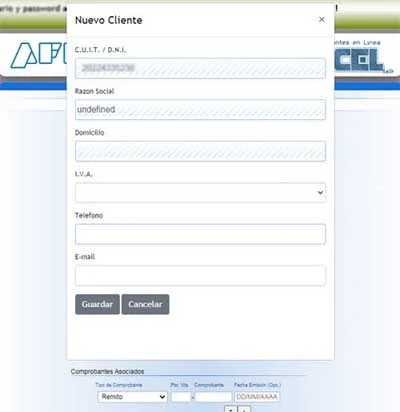 Agregar clientes para Factura electrónica RECE